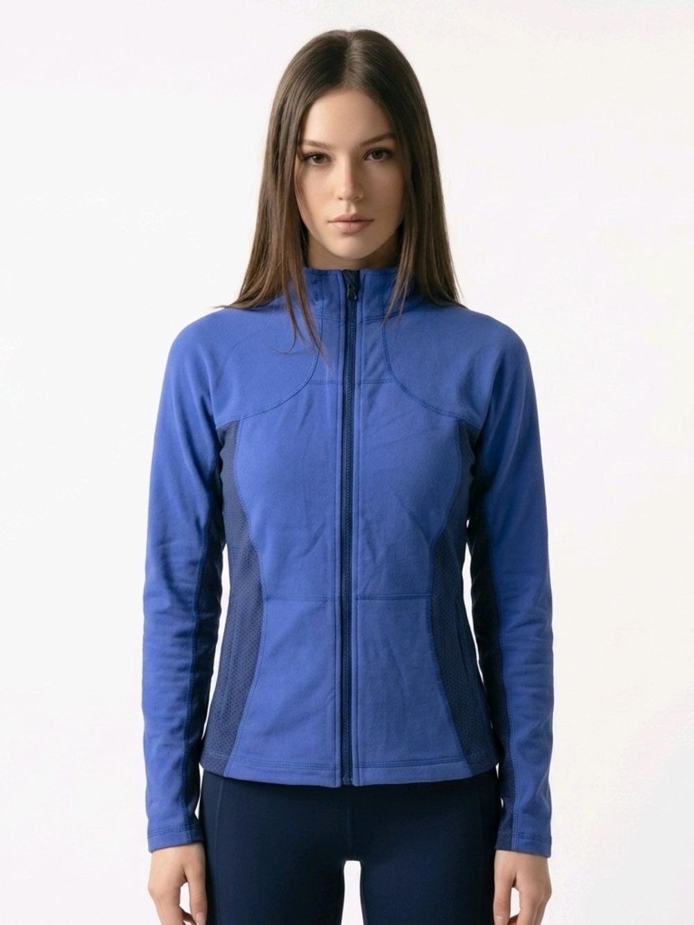Lululemon Women's Blue Zip-Front Utility Jacket